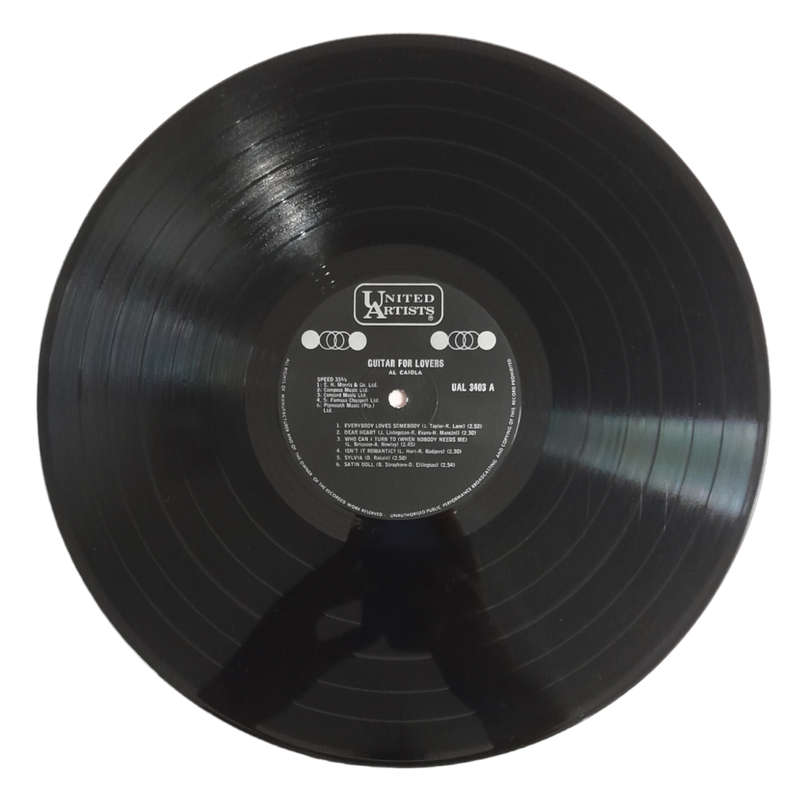 1964 Al Caiola  Guitar For Lovers - Vinyl, 12`, 33 RPM - Jazz - Very Good - With Cover