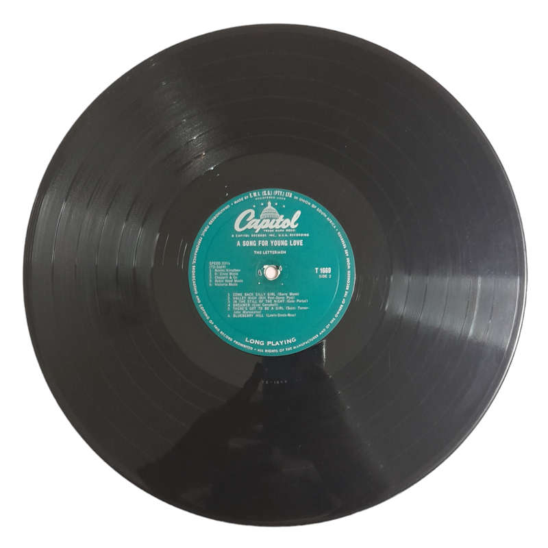 1962 The Lettermen  A Song For Young Love - Vinyl, 12`, 33 RPM - Jazz - Very Good - With Cover