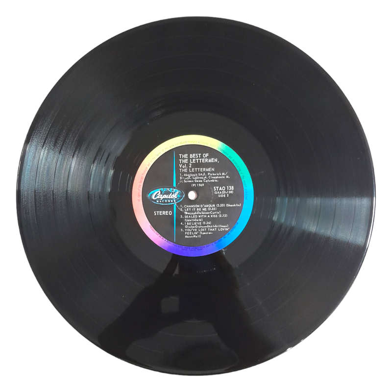 1969 The Lettermen  The Best Of The Lettermen Vol. 2 - Vinyl, 12`, 33 RPM - Pop - Very Good Plus -