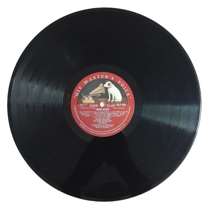 1961 Danny Williams  Moon River And Other Titles - Vinyl, 12`, 33 RPM - Pop - Very Good Plus - With