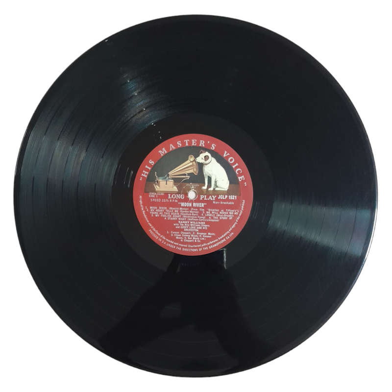 1961 Danny Williams  Moon River And Other Titles - Vinyl, 12`, 33 RPM - Pop - Very Good Plus - With