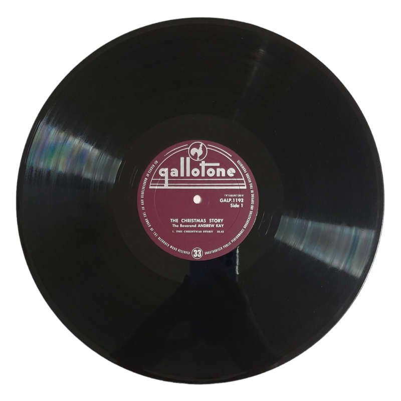 The Reverend Andrew Kay  The Christmas Story / The Destiny Of Man - Vinyl, 12`, 33 RPM - Pop - Very
