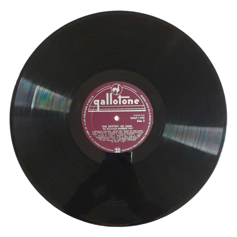The Reverend Andrew Kay  The Christmas Story / The Destiny Of Man - Vinyl, 12`, 33 RPM - Pop - Very