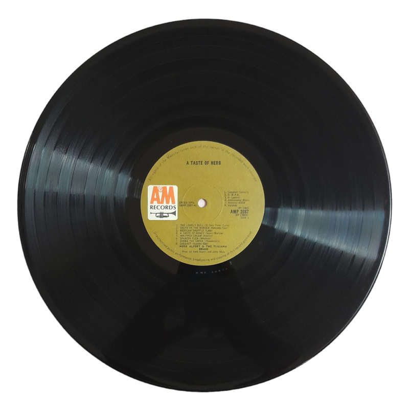 1969 Herb Alpert & The Tijuana Brass  A Taste Of Herb - Vinyl, 12`, 33 RPM - Jazz - Very Good - Wit