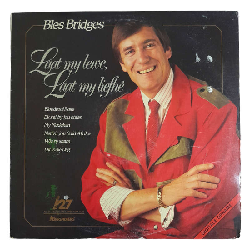 1988 Bles Bridges  Laat Mty Lewe, Laat My Liefhê - Vinyl, 12`, 33 RPM - Pop - Very Good - With Cove