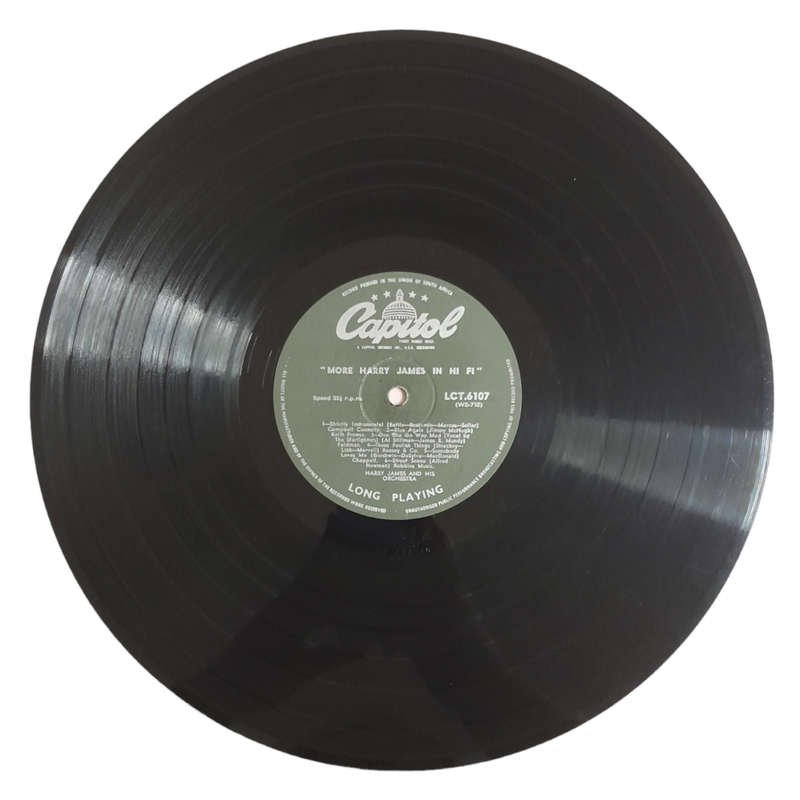 1956 Harry James  More Harry James In Hi-fi - Vinyl, 12`, 33 RPM - Jazz - Very Good - With Cover