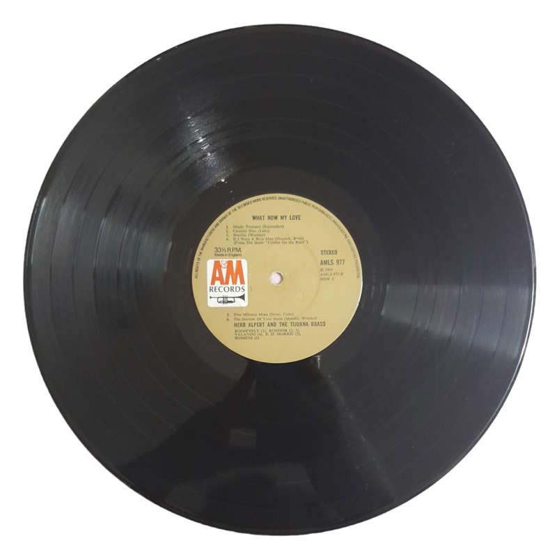 1966 Herb Alpert & The Tijuana Brass  What Now My Love - Vinyl, 12`, 33 RPM - Jazz - Very Good - Wi
