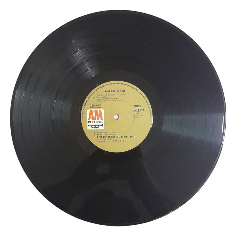 1966 Herb Alpert & The Tijuana Brass  What Now My Love - Vinyl, 12`, 33 RPM - Jazz - Very Good - Wi