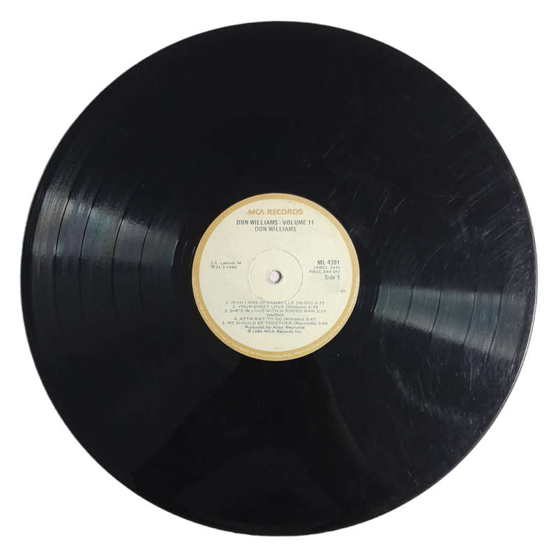 1974 Don Williams  Volume Two - Vinyl, 12`, 33 RPM - Country - Good - With Cove