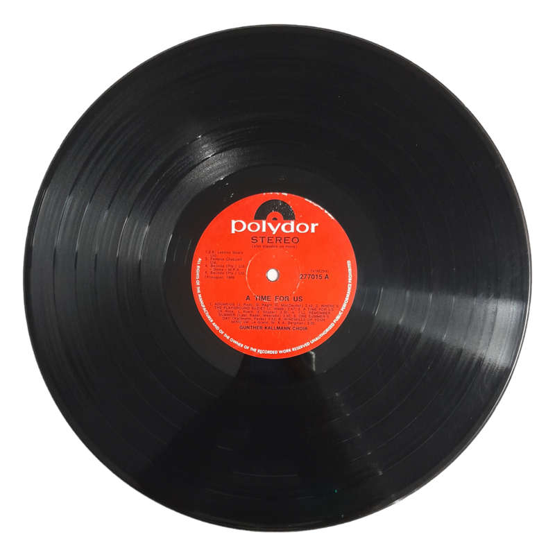 1969 Gunther Kallmann Choir - A Time For Us - Vinyl, 12`, 33 RPM - Pop - Very Good - With Cover