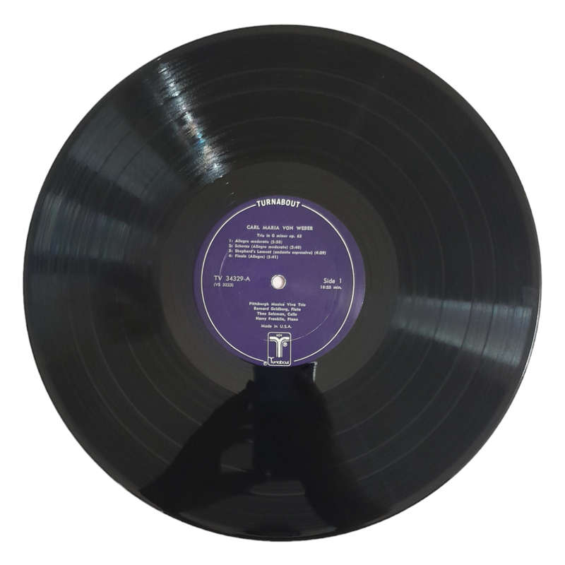 1970 Weber / Dusik, Pittsburgh Musica Viva Trio  Trios For Flute, Cello And Piano - Vinyl, 12`, 22