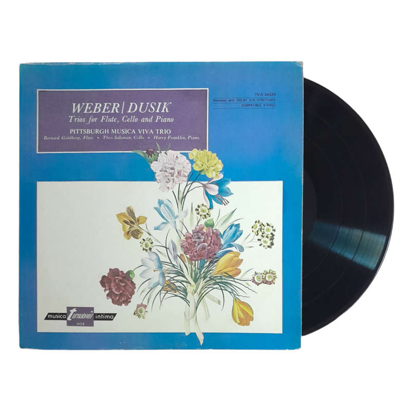 1970 Weber / Dusik, Pittsburgh Musica Viva Trio  Trios For Flute, Cello And Piano - Vinyl, 12`, 22