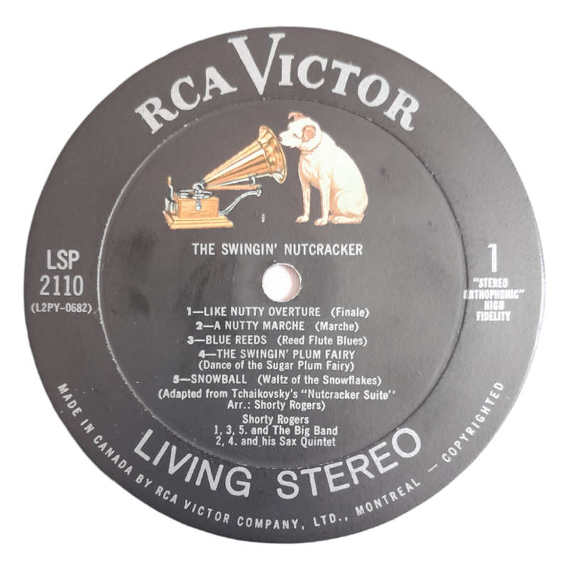 1960 Shorty Rogers  The Swingin` Nutcracker - Vinyl, 12`, 33 RPM - Jazz - Very Good - With Damaged