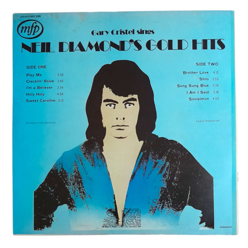 1975 Gary Cristel - Gary Cristel Sings Neil Diamond`s Gold Hits - Vinyl, 12`, 33 RPM - Pop - Very Go