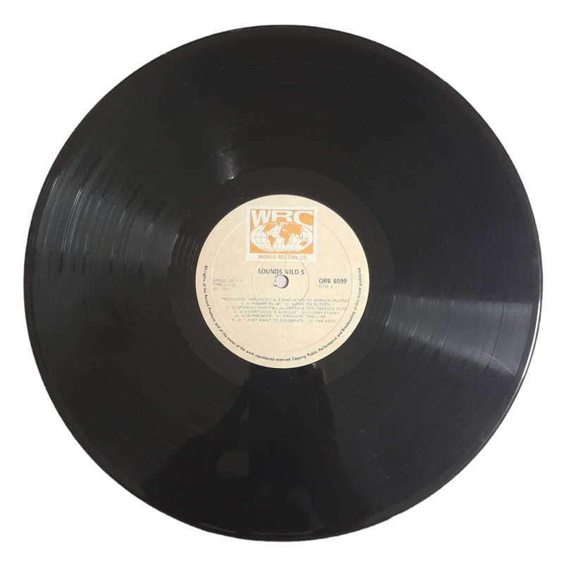 1971 Various - Sounds Wild 5 - Vinyl, 12`, 33 RPM - Pop - Very Good - With Cover