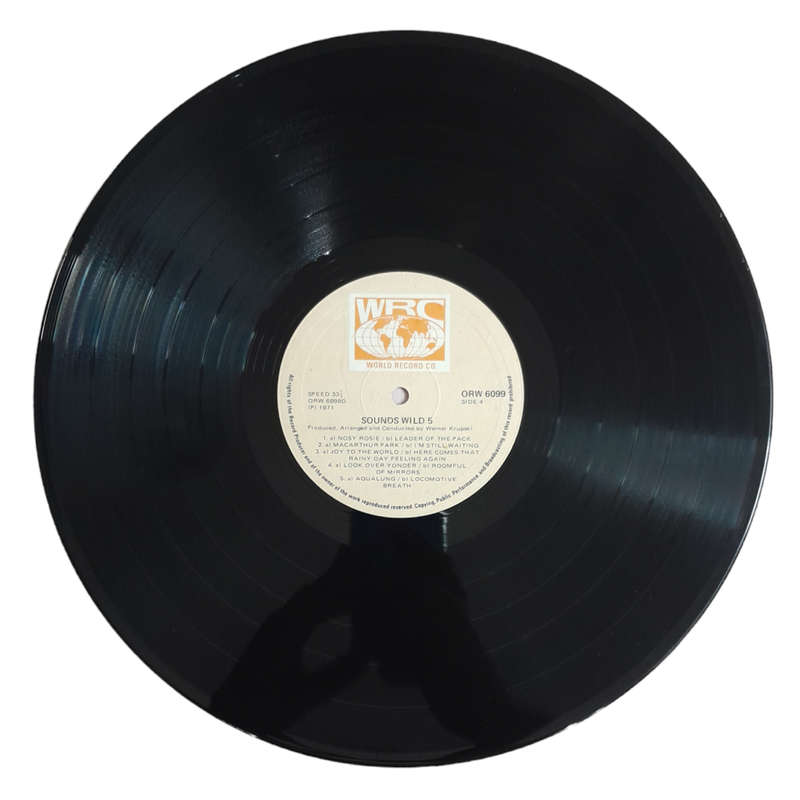 1971 Various - Sounds Wild 5 - Vinyl, 12`, 33 RPM - Pop - Very Good - With Cover