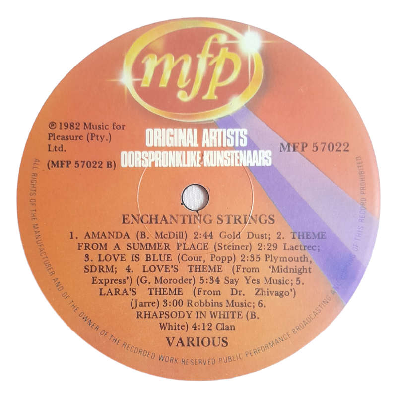 1982 Anthony Haseldine And His String Orchestra - Vinyl, 12`, 33 RPM - Classical - Very Good - With