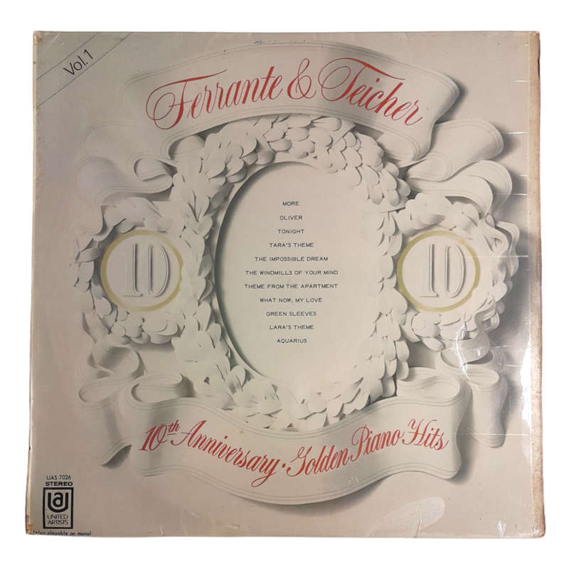1969 Ferrante & Teicher  10th Anniversary Of Golden Piano Hits - Vinyl, 12`, 33 RPM - Jazz - Very G