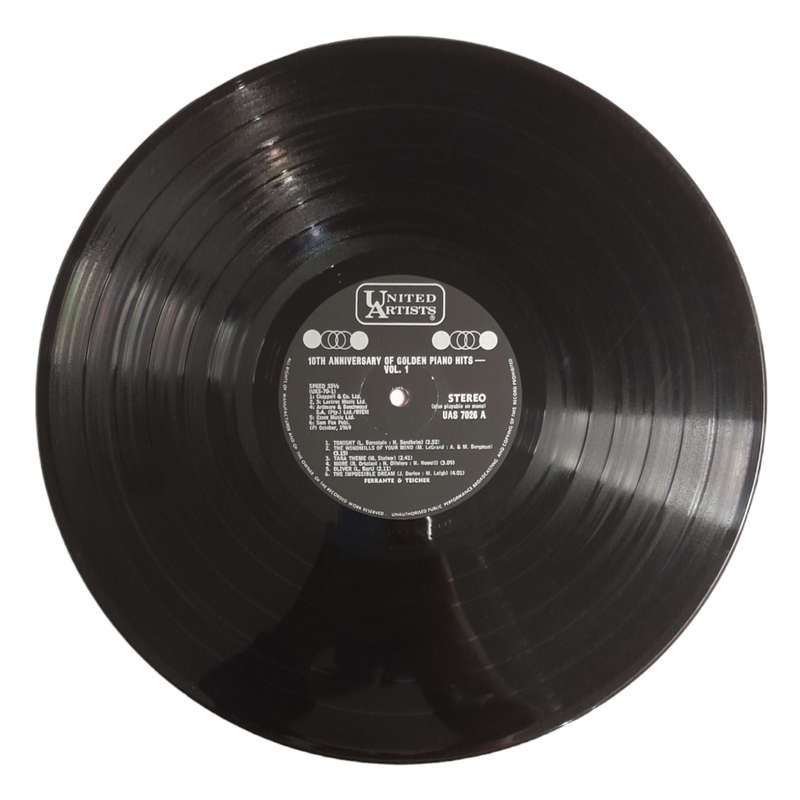 1969 Ferrante & Teicher  10th Anniversary Of Golden Piano Hits - Vinyl, 12`, 33 RPM - Jazz - Very G