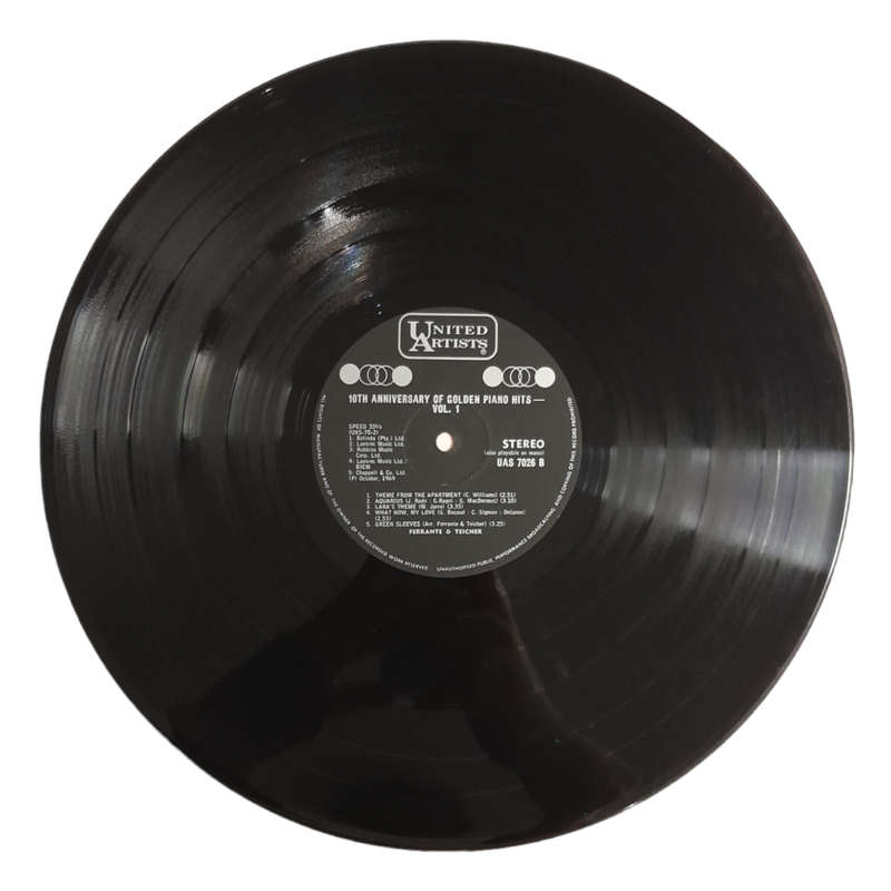 1969 Ferrante & Teicher  10th Anniversary Of Golden Piano Hits - Vinyl, 12`, 33 RPM - Jazz - Very G