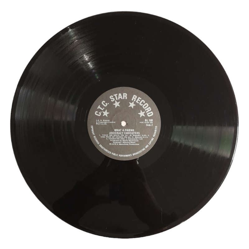 1978 Andracy Choristers - What A Friend - Vinyl, 12`, 33 RPM - Gospel - Excellent - With Cover