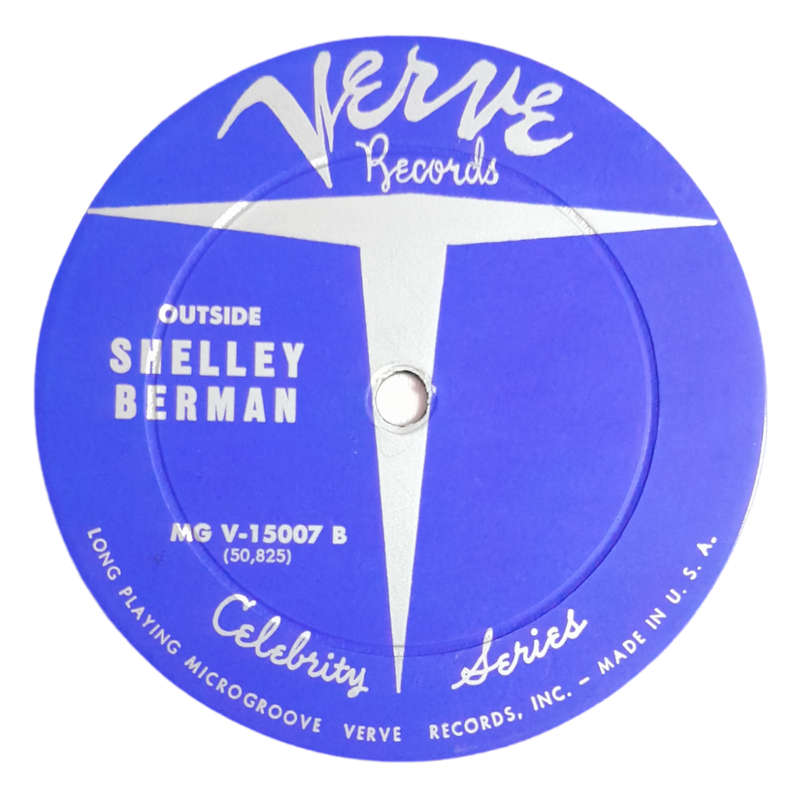 1959 Shelley Berman  Outside Shelley Berman - Vinyl, 12`, 33 RPM - Other - Very Good Plus - With Co