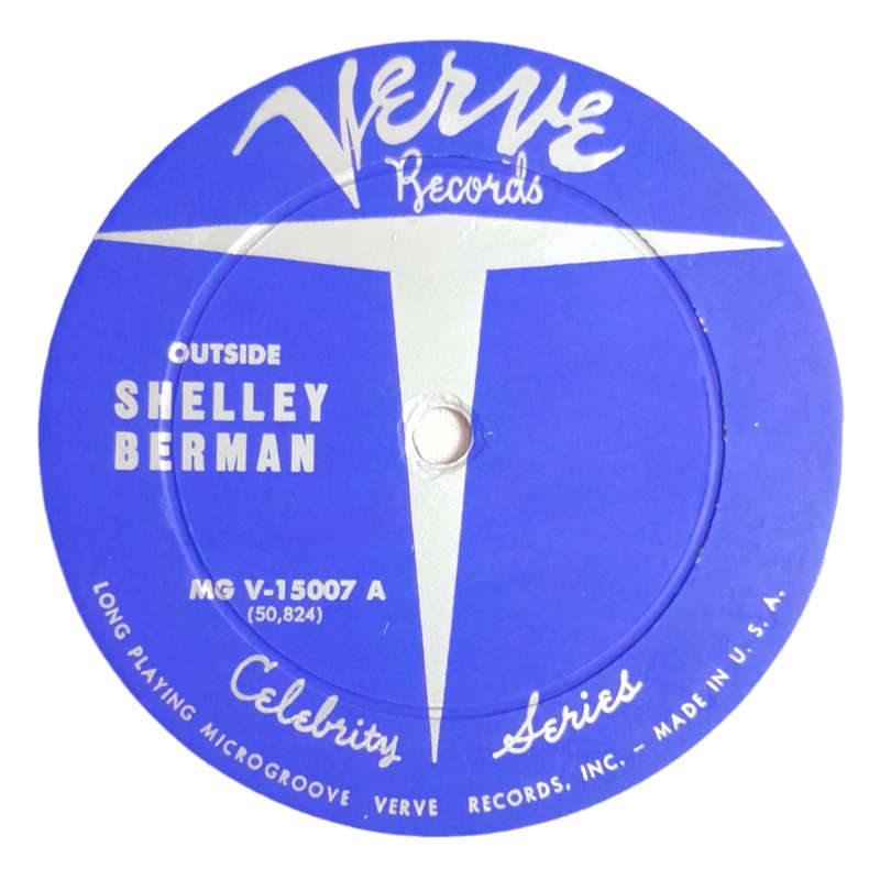 1959 Shelley Berman  Outside Shelley Berman - Vinyl, 12`, 33 RPM - Other - Very Good Plus - With Co