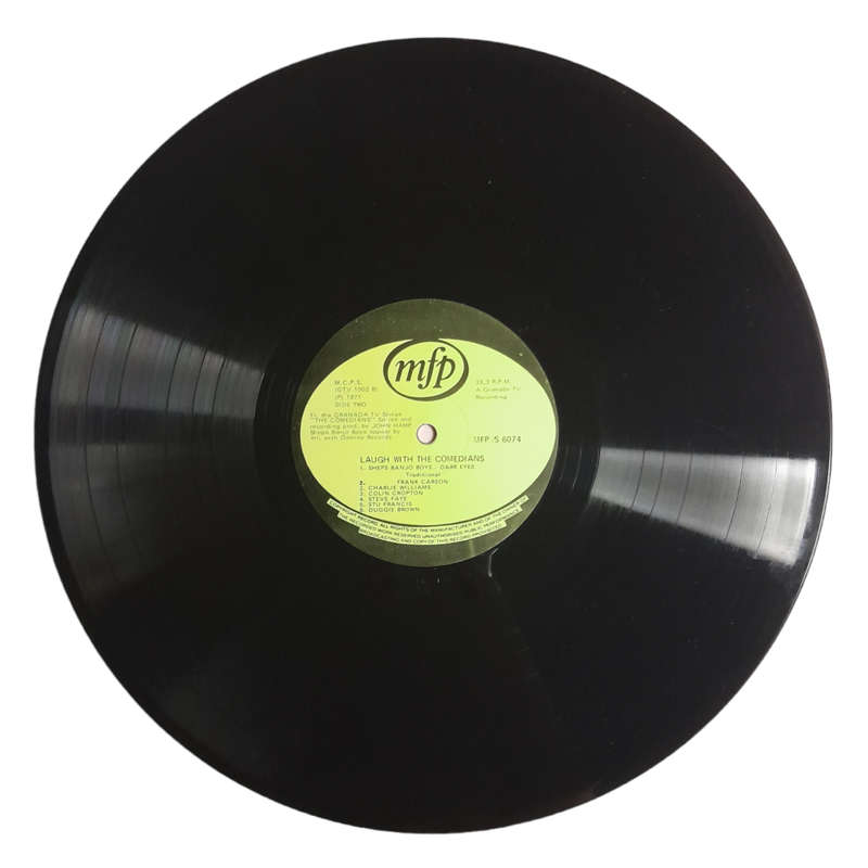1971 Various  Laugh With The Comedians - Vinyl, 12`, 33 RPM - Comedy - Very Good Plus - With Cover