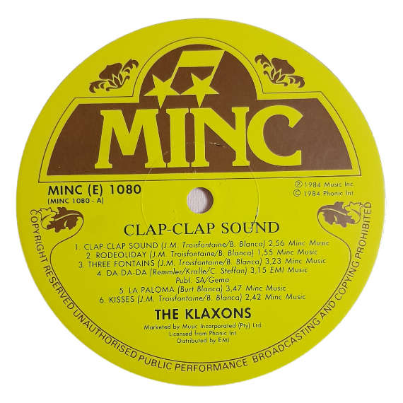 1984 The Klaxons  Clap Clap!! Sound - Vinyl, 12`, 33 RPM - Electronica - Very Good - With Cover