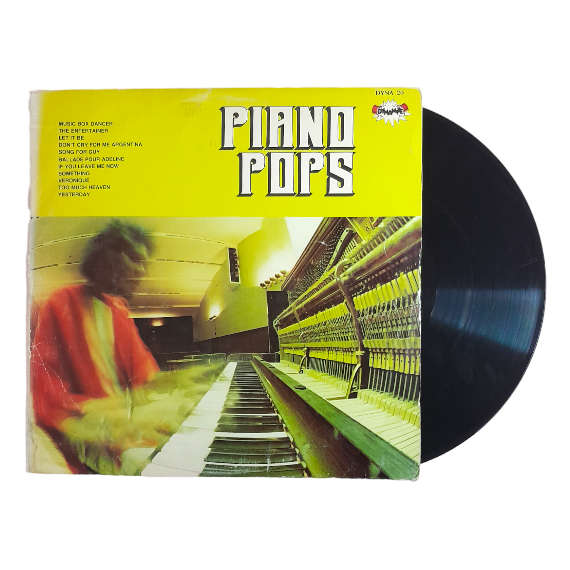 1980 Various - Piano Pops - Vinyl, 12`, 33 RPM - Jazz - Very Good - With Damaged Cover