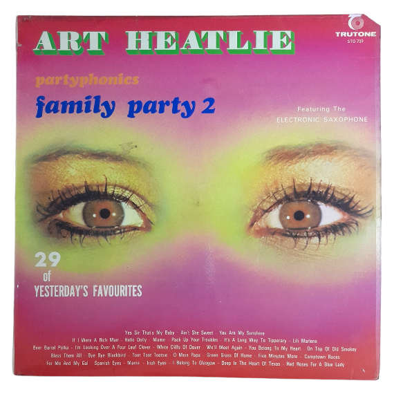 1971 Art Heatlie - Partyphonics - Family Party 2 - Vinyl, 12`, 33 RPM - Pop - Very Good Plus - With