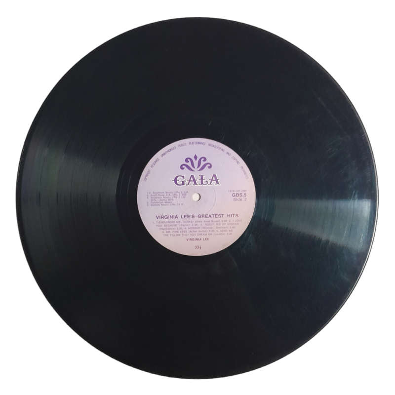 1966 Virginia Lee - Virginia Lee`s Greatest Hits - Vinyl, 12`, 33 RPM - Pop - Good - With Damaged Co