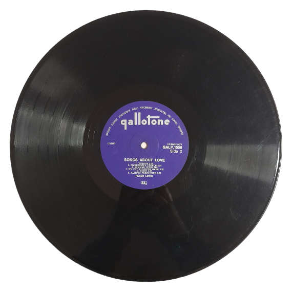 1967 Peter Lotis  Songs About Love - Vinyl, 12`, 33 RPM - Rock - Good - With Cover