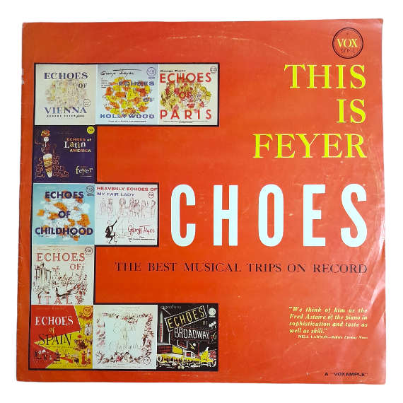 * George Feyer  This Is Feyer - Vinyl, 12`, 33 RPM - Jazz - Very Good - With Cover