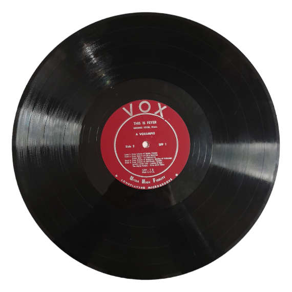* George Feyer  This Is Feyer - Vinyl, 12`, 33 RPM - Jazz - Very Good - With Cover