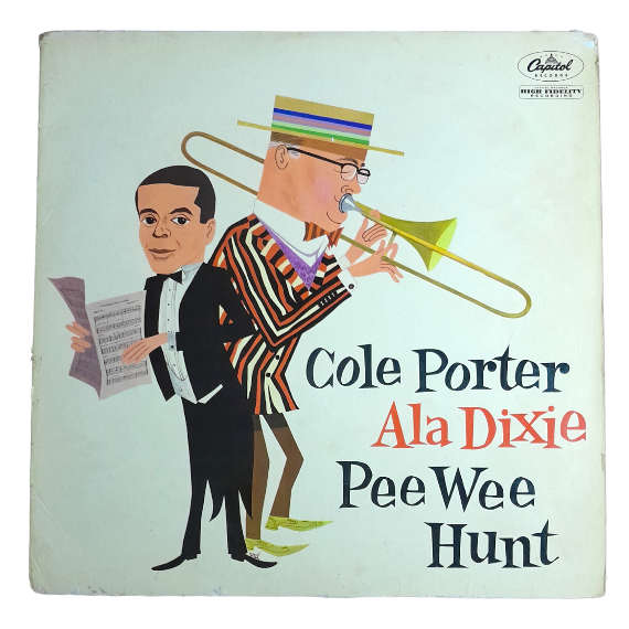 1958 Pee Wee Hunt  Cole Porter Ala Dixie - Vinyl, 12`, 33 RPM - Jazz - Very Good - With Cover