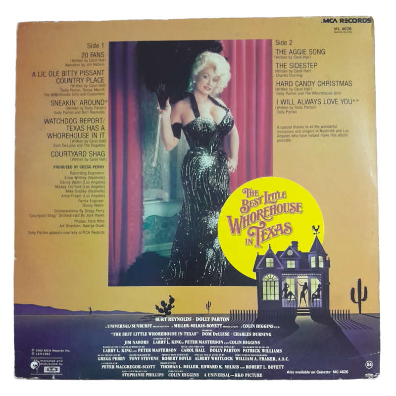 1982 Various - The Best Little *hore-house In Texas-Music From The Original Motion Picture Soundtrac