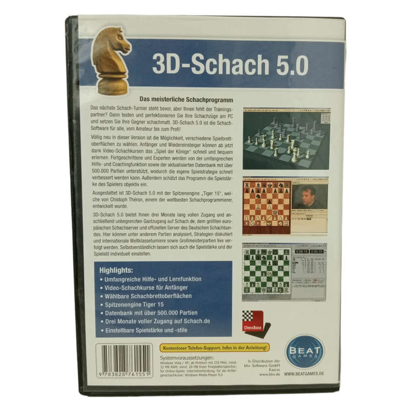 3D - Schach 5.0 PC (CD)