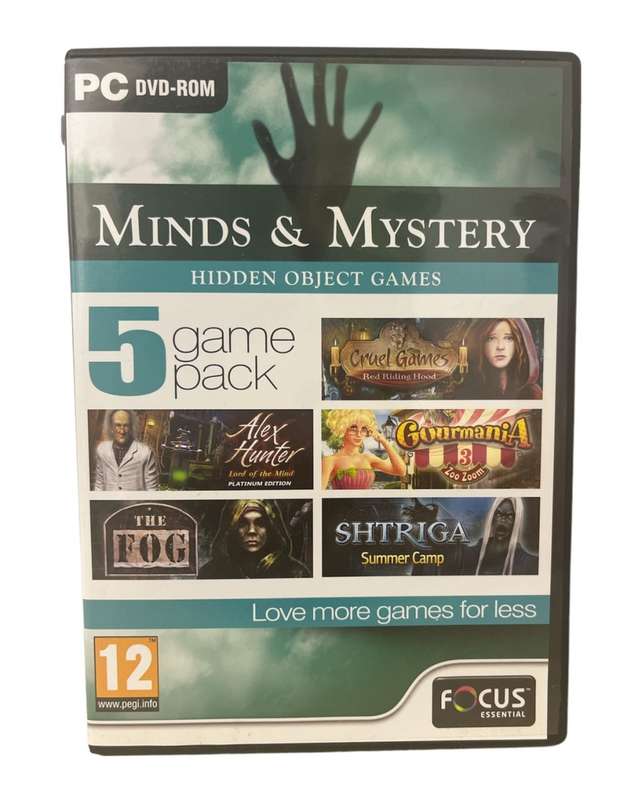 Minds & Mystery - Hidden Objects Game 5 Game Pack PC (DVD)