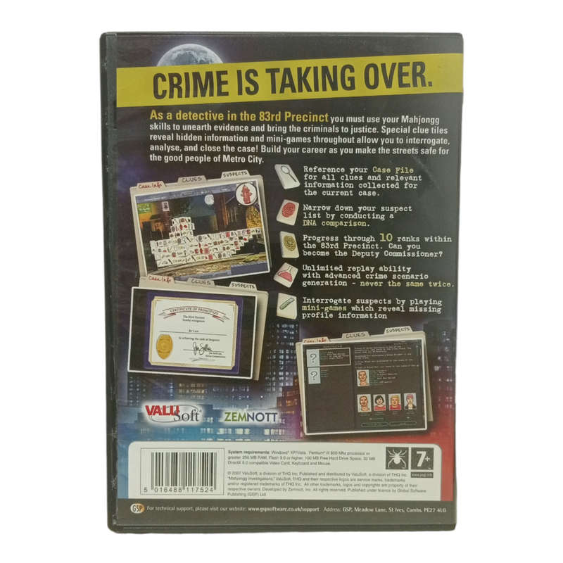 Mahjongg Investigations - Under Suspicion PC (CD)
