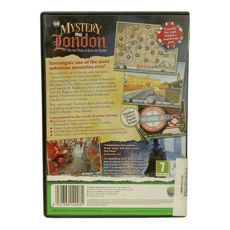 Mystery In London - On The Trail of Jack The Ripper PC (CD)