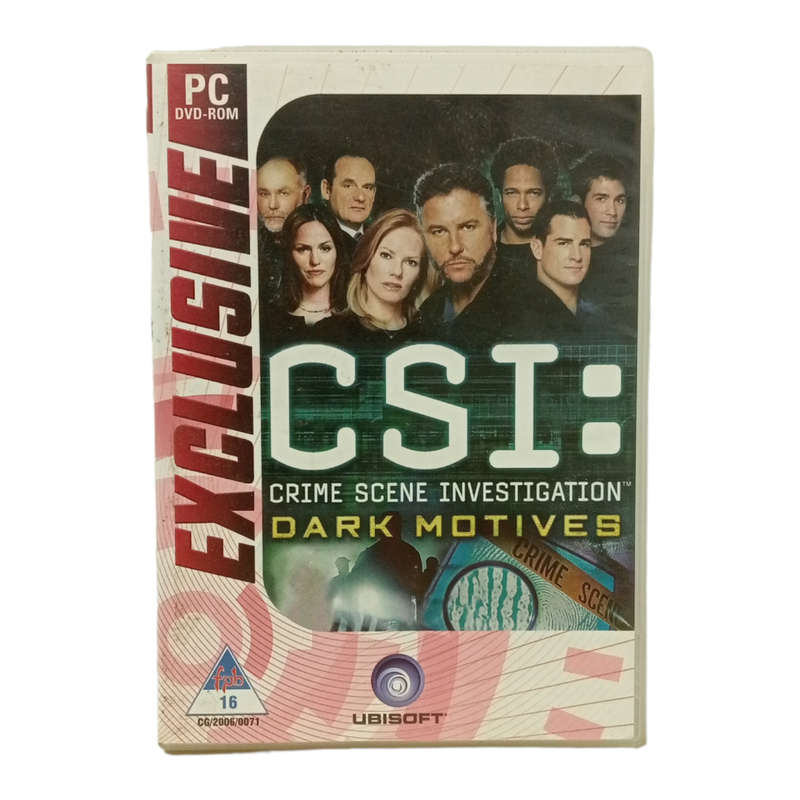 CSI: Crime Scene Investigation - Dark Motives PC (DVD)