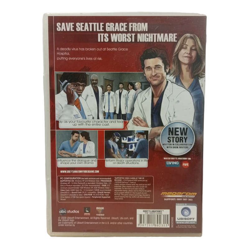 Grey`s Anatomy - The Video Game PC (DVD)