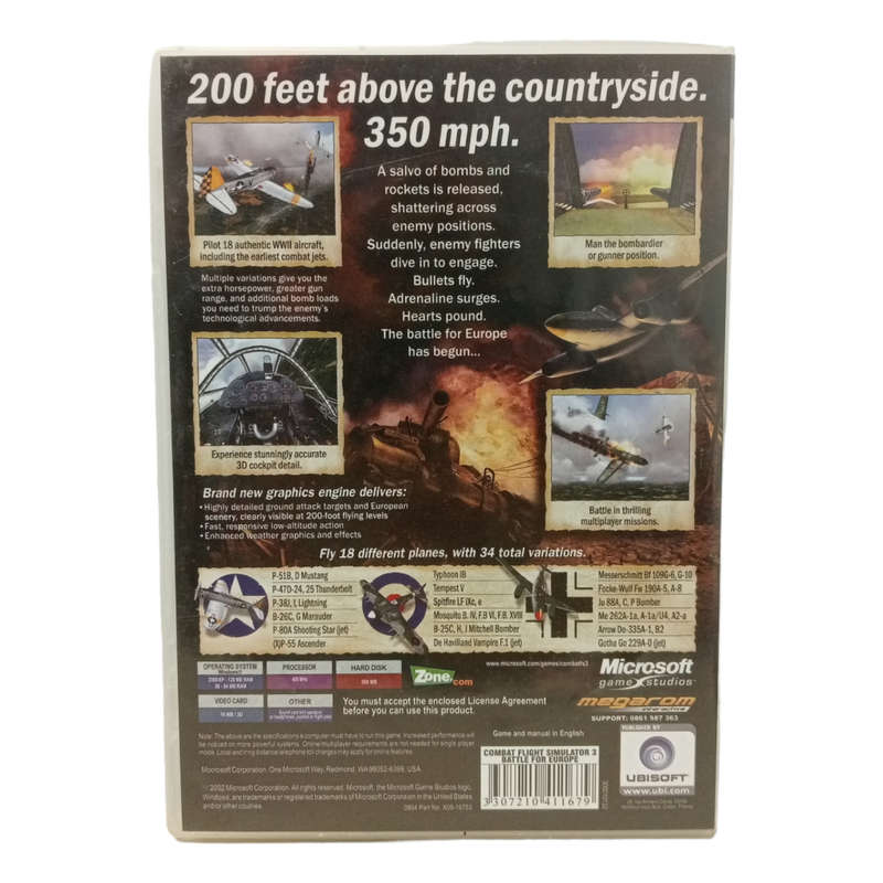 Combat Flight Simulator 3 - Battle for Europe PC (DVD)