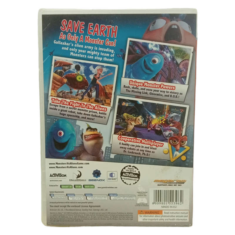 Monsters VS Aliens PC (DVD)