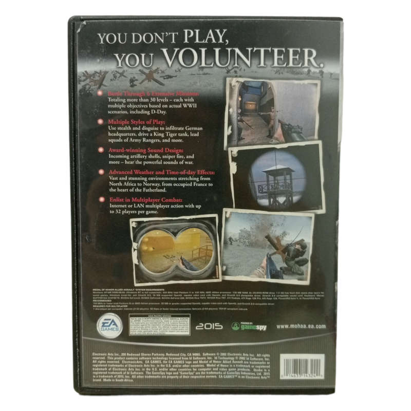 Medal Of Honor - Allied Assault PC (CD)