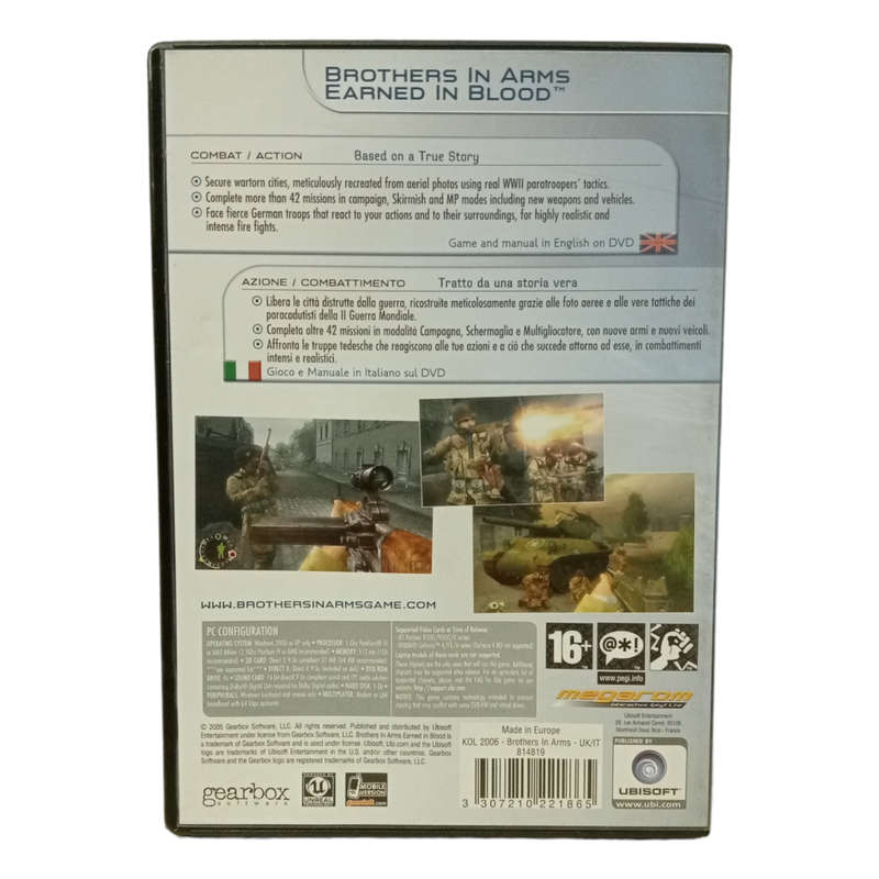 Brothers In Arms - Earned In Blood PC (DVD)