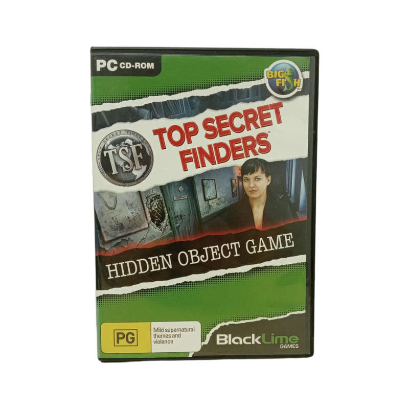 Top Secret Finders, Hidden Object Game PC (CD)