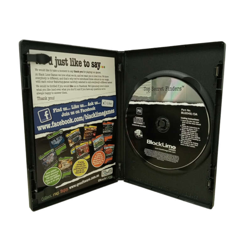 Top Secret Finders, Hidden Object Game PC (CD)
