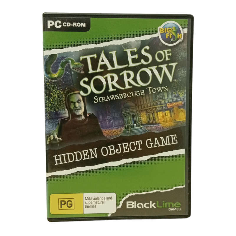 Tales of Sorrow - Strawsbrough Town, Hidden Object Game PC (CD)
